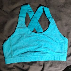 Aqua lululemon sports bra